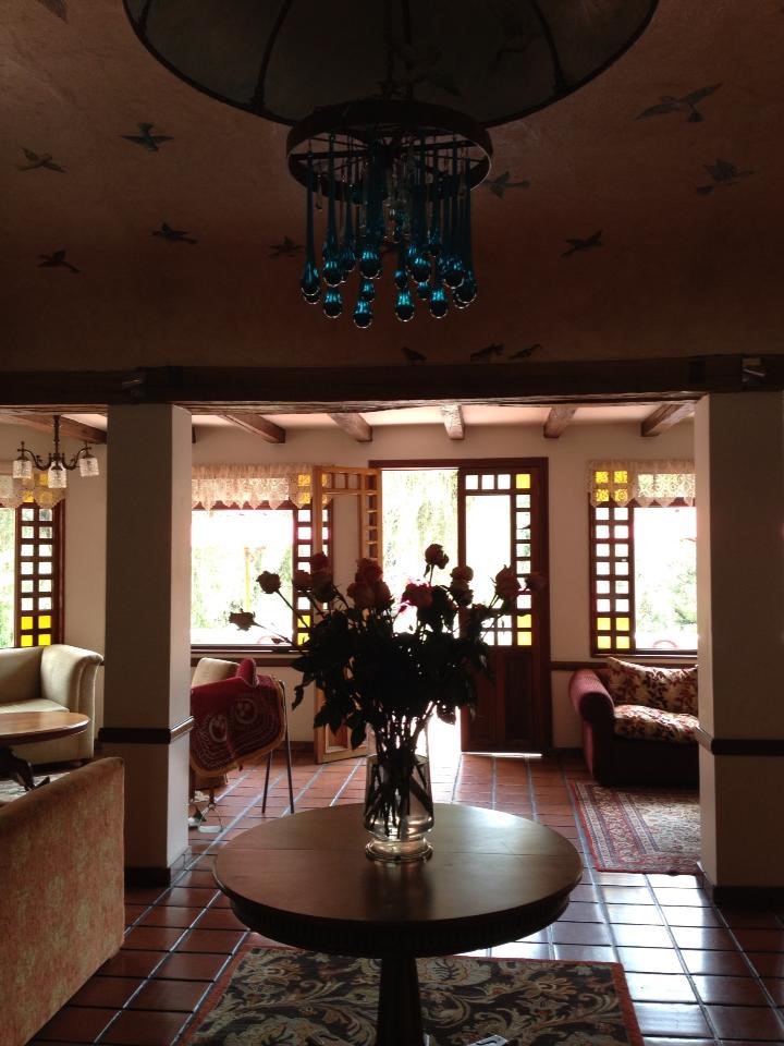 An inside shot from where we had lunch at the gorgeous Hacienda Uzhupud